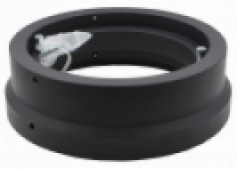 Plastic spacer ring for light truck wheels 